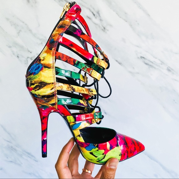 steve madden colorful heels